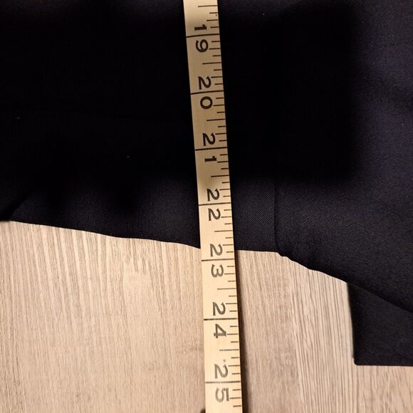 Chaps Blazer Men's Size 44L Blue Navy Wool Blend Two Button Gold Buttons - Picture 15 of 16